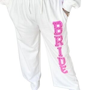 Peach Love California White Bride Pants